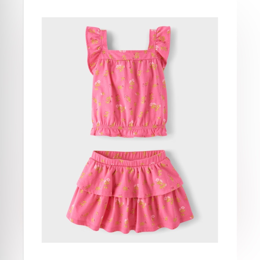 Three Brand New Toddler Girl Outfits, 2 Sundresses, 1 2-Piece Set Size 3T, NWT - Picture 3 of 7